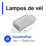 Lampes de vélo personnalisables Solar Bikelight avec logo - Miniature 4
