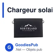Chargeur solaire personnalisable 10W avec logo - Solar Panel RPET - Miniature 11