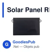Chargeur solaire personnalisable 10W avec logo - Solar Panel RPET - Miniature 3
