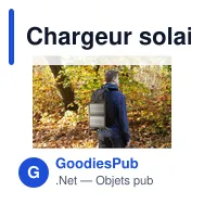 Chargeur solaire personnalisable 10W avec logo - Solar Panel RPET - Miniature 10
