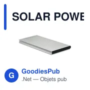 SOLAR POWERFLAT Powerbank solaire 8000mAh - Miniature 3