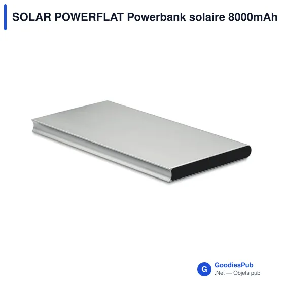 SOLAR POWERFLAT Powerbank solaire 8000mAh - Image 3