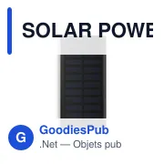 SOLAR POWERFLAT Powerbank solaire 8000mAh - Miniature 6