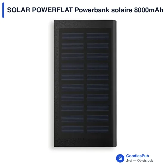 SOLAR POWERFLAT Powerbank solaire 8000mAh - Image 6