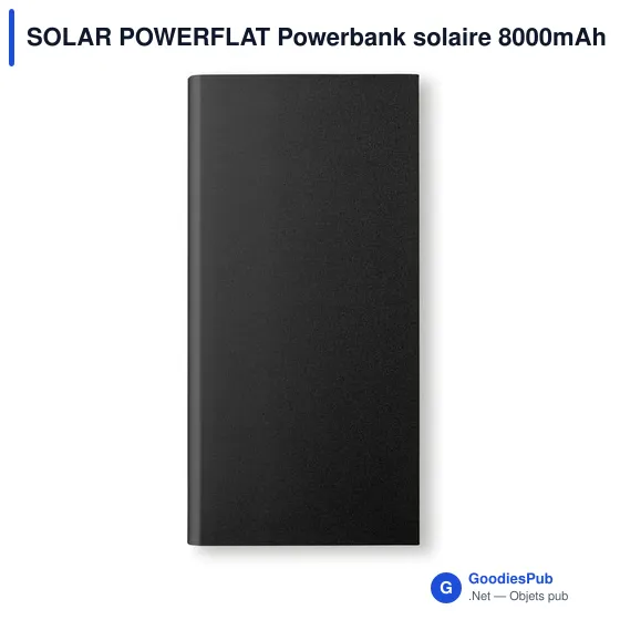 SOLAR POWERFLAT Powerbank solaire 8000mAh - Image 7
