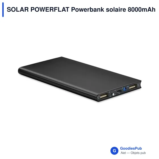 SOLAR POWERFLAT Powerbank solaire 8000mAh - Image 9