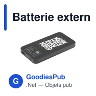 Batterie externe personnalisable Solar RCS Powerbank 4000 avec logo - Miniature 6