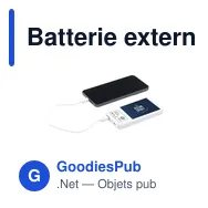 Batterie externe personnalisable Solar RCS Powerbank 4000 avec logo - Miniature 7