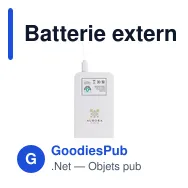 Batterie externe personnalisable Solar RCS Powerbank 4000 avec logo - Miniature 10