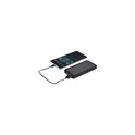 Variante noir - Batterie externe personnalisable Solar RCS Powerbank 4000 avec logo