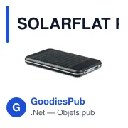 SOLARFLAT Powerbank solaire 4000mAh - Miniature 1