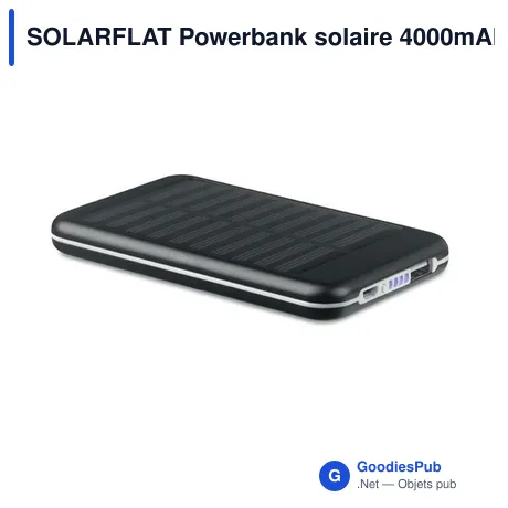 SOLARFLAT Powerbank solaire 4000mAh