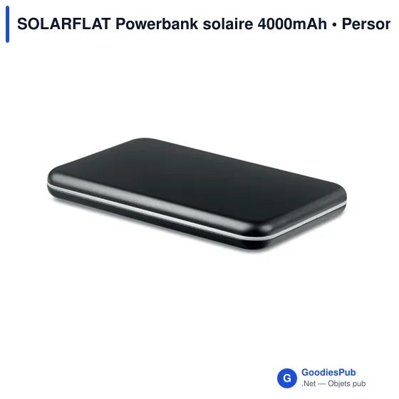 SOLARFLAT Powerbank solaire 4000mAh - Image 2