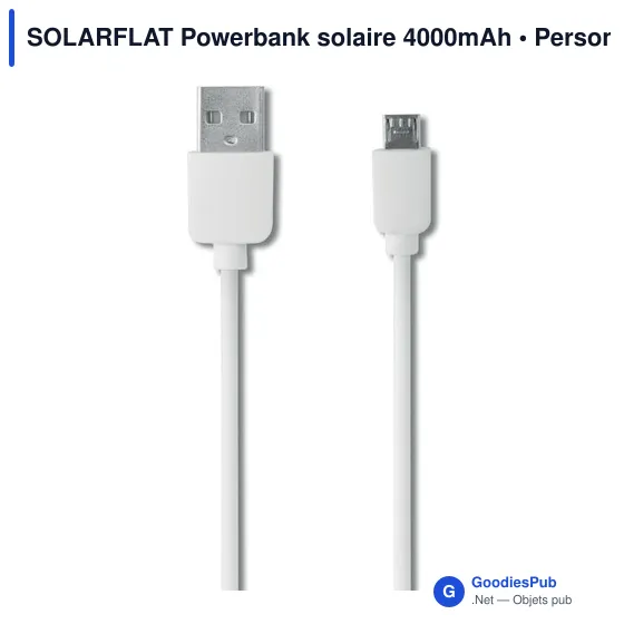 SOLARFLAT Powerbank solaire 4000mAh - Image 3