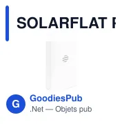 SOLARFLAT Powerbank solaire 4000mAh - Miniature 4
