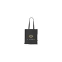 Variante noir - Sac cabas personnalisable en toile recyclée avec logo - Solid Bag Colour GRS