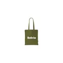 Variante olive - Sac cabas personnalisable en toile recyclée avec logo - Solid Bag Colour GRS