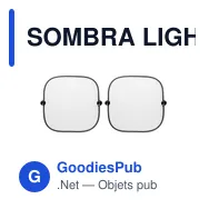 SOMBRA LIGHT Set de deux pare-soleil - Miniature 1