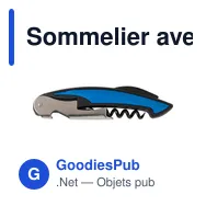 Sommelier avec manche en plastique Rosaura - Miniature 2