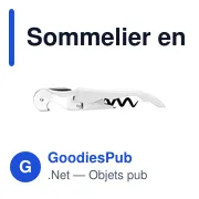 Sommelier en acier inoxydable personnalisable avec logo - Quincy - Miniature 5