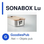 SONABOX Lunch box en acier inox. 750ml - Miniature 5