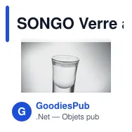 SONGO Verre à liqueur 28ml - Miniature 5