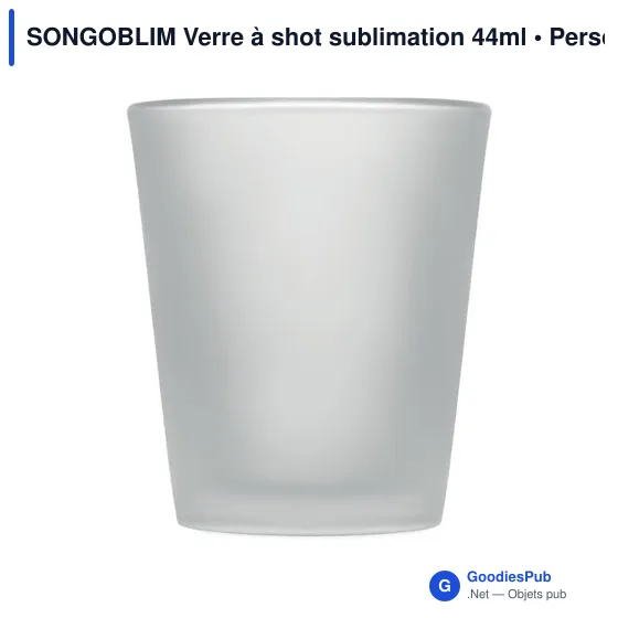SONGOBLIM Verre à shot sublimation 44ml - Image 2