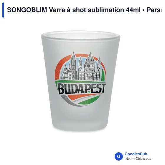 SONGOBLIM Verre à shot sublimation 44ml - Image 4