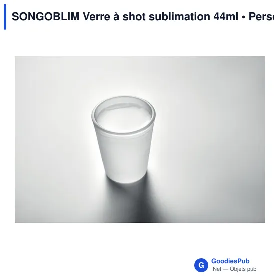 SONGOBLIM Verre à shot sublimation 44ml - Image 5