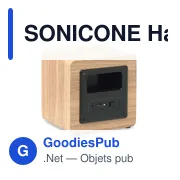 SONICONE Haut-parleur sans fil 3W - Miniature 3