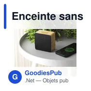 Enceinte sans fil personnalisable en bambou avec logo - Sonido 5W - Miniature 6