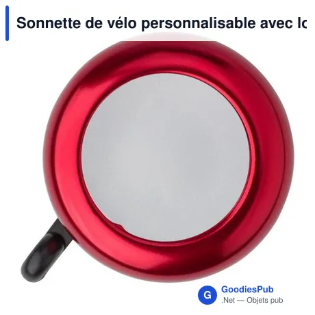Sonnette de vélo personnalisable avec logo - Babette
