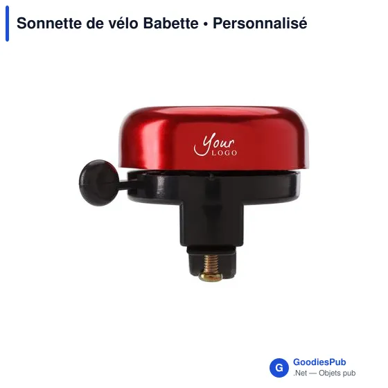 Sonnette de vélo personnalisable avec logo - Babette - Image 11