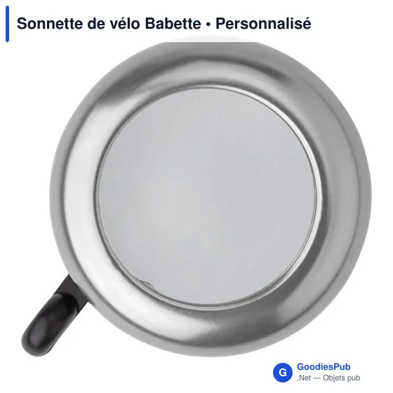 Sonnette de vélo personnalisable avec logo - Babette - Image 12