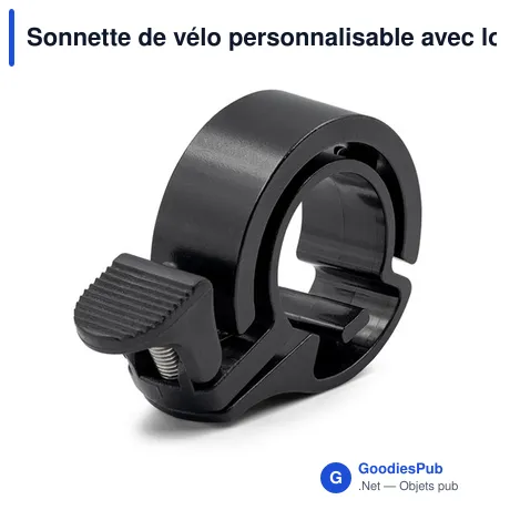 Sonnette de vélo personnalisable avec logo - Tion