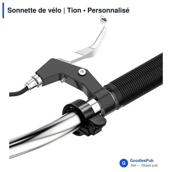 Sonnette de vélo personnalisable avec logo - Tion - Image 3