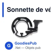 Sonnette de vélo personnalisable avec logo - Tion - Miniature 4