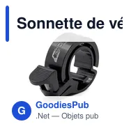 Sonnette de vélo personnalisable avec logo - Tion - Miniature 6
