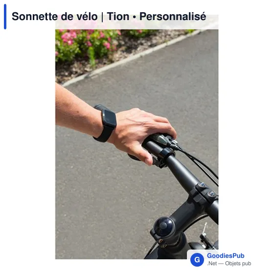 Sonnette de vélo personnalisable avec logo - Tion - Image 9
