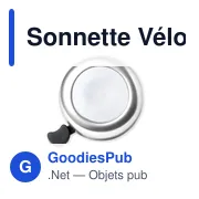 Sonnette Vélo Tolfen - Miniature 1