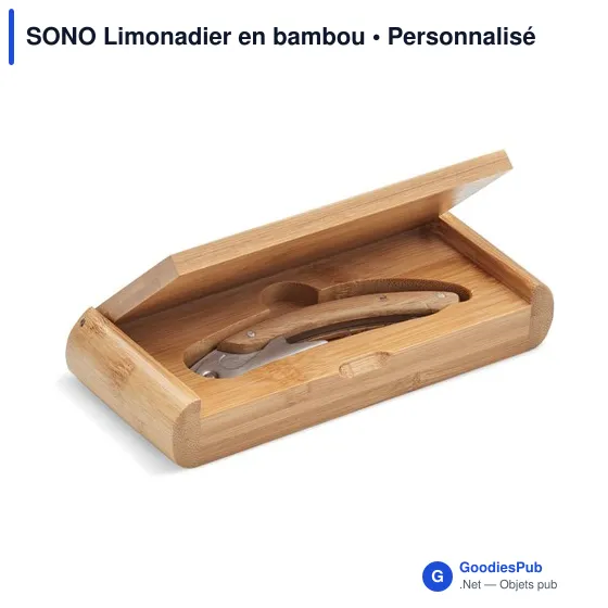 SONO Limonadier en bambou - Image 1