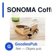 SONOMA Coffret de sommelier en bambou - Miniature 4