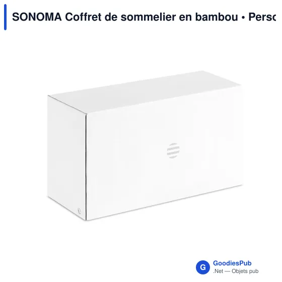 SONOMA Coffret de sommelier en bambou - Image 6