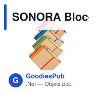 SONORA Bloc-notes recyclé et stylo - Miniature 11