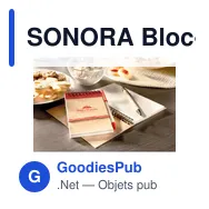 SONORA Bloc-notes recyclé et stylo - Miniature 6