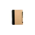 Variante noir - SONORA PLUS Bloc-notes recyclé et stylo