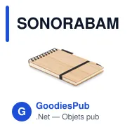 SONORABAM Set de bloc-notes A6 en bambou - Miniature 1
