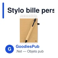Stylo bille personnalisable avec logo pour entreprise - Écollection - Miniature 2