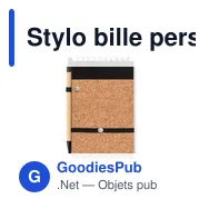 Stylo bille personnalisable avec logo pour entreprise - Écollection - Miniature 3