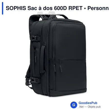 SOPHIS Sac à dos 600D RPET